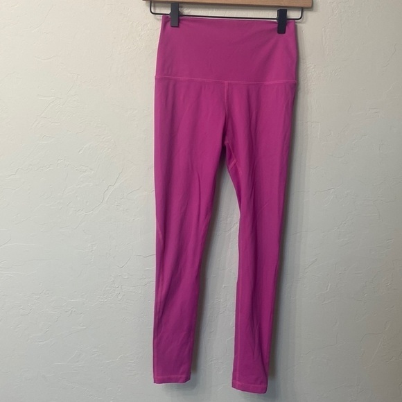 Zyia pink crop leggings size 4 - Picture 1 of 10